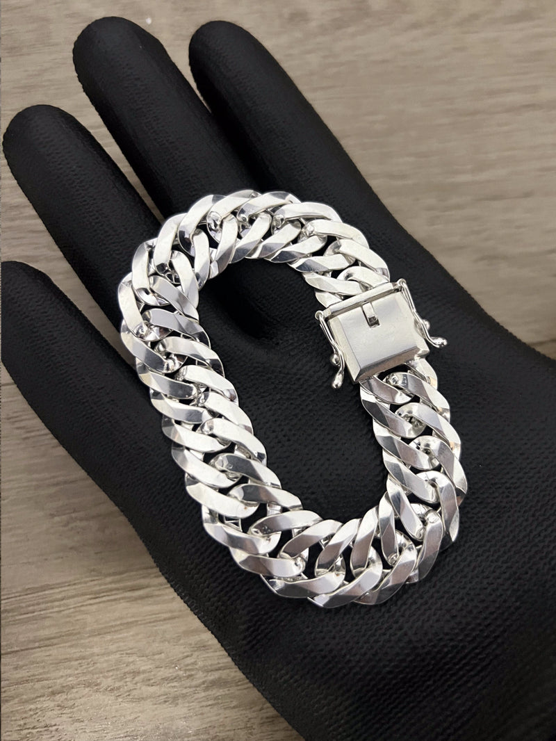 Pulseira Elo Duplo 17mm Fecho Gaveta
